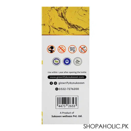 Glowrify Vitamin-C + Hyaluronic Acid & Green Tea Extracts, Active Glow Serum, 30ml - Image 2
