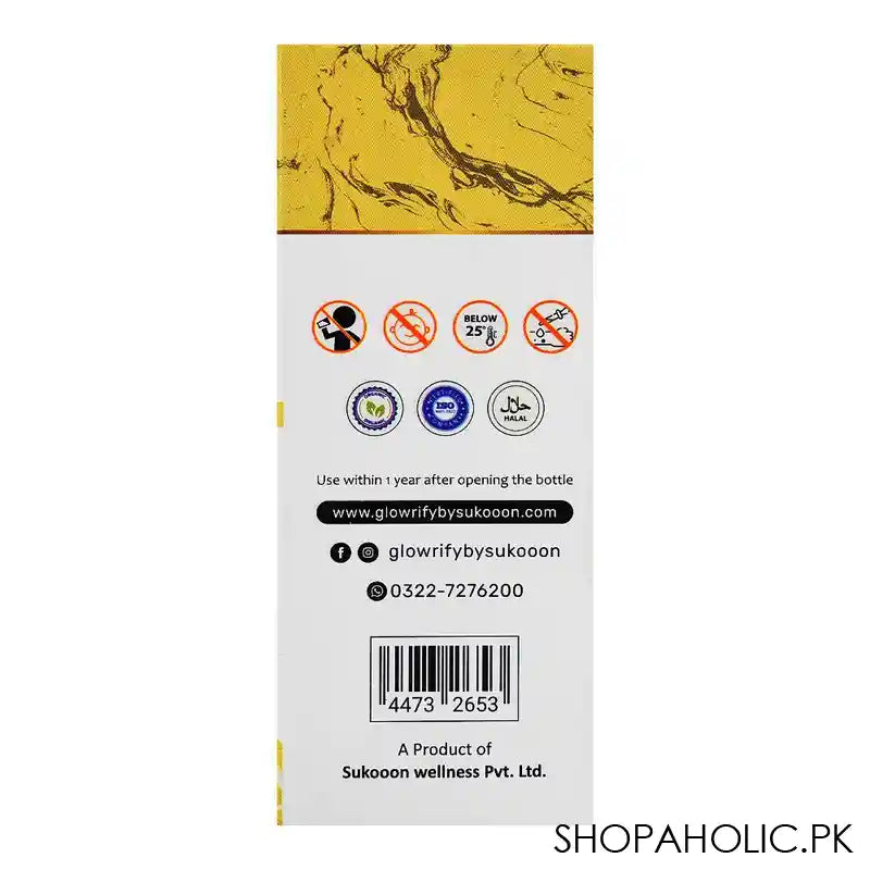 Glowrify Vitamin-C + Hyaluronic Acid & Green Tea Extracts, Active Glow Serum, 30ml - Image 2