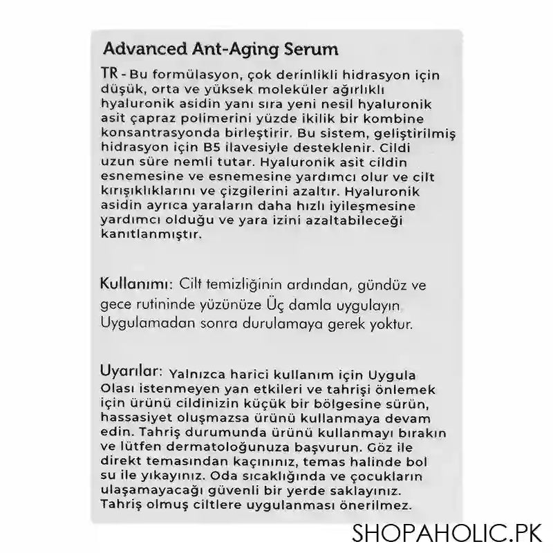 Gluvit's Advanced Anti-Aging Serum, 30ml - Image 3