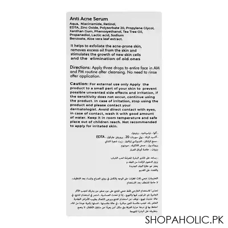 Gluvit's Anti Acne Serum, 30ml - Image 2