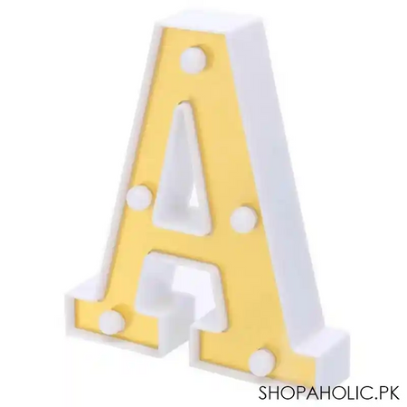 gold plated led letters image4
