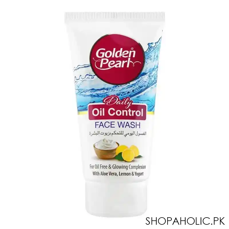 golden pearl daily oil control face wash, 150ml main image