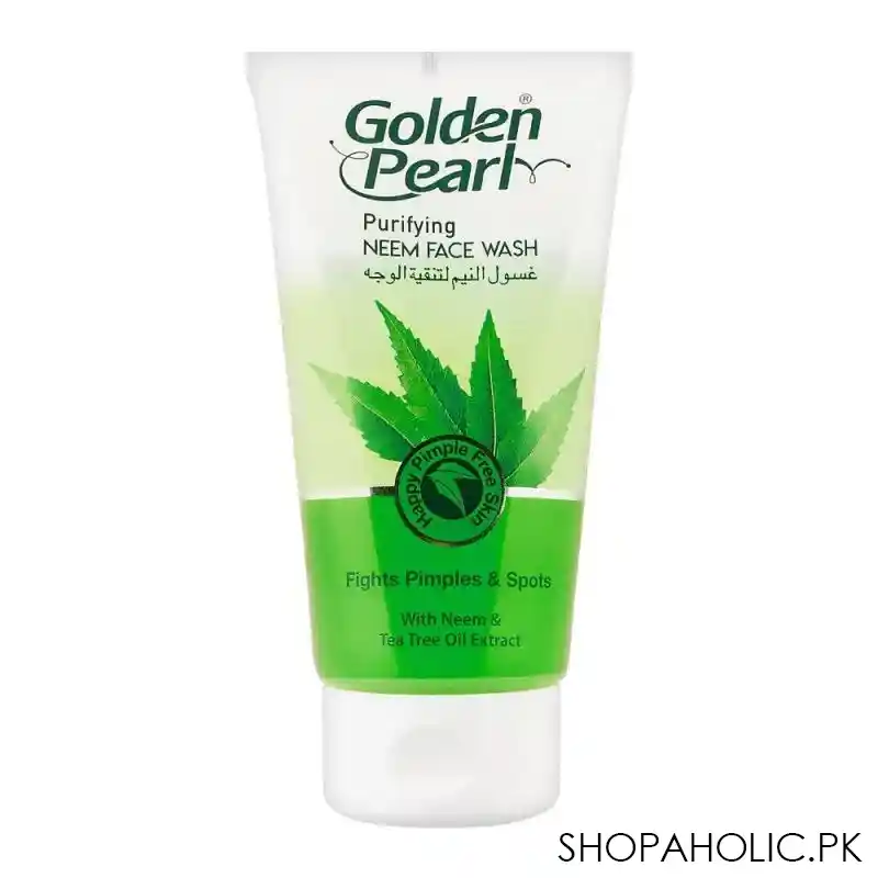 golden pearl purifying neem face wash, 150ml main image