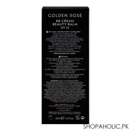 golden rose bb cream beauty balm, spf 25, 02 fair image3