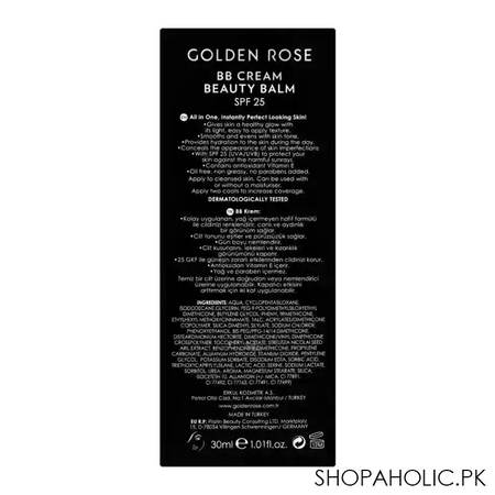 golden rose bb cream beauty balm, spf 25, 06 dark image4
