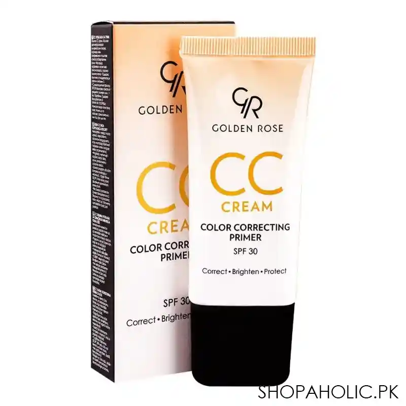 golden rose cc cream color correcting primer, spf30, yellow main image