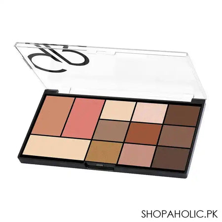 Golden Rose City Style Face & Eye Palette, 01, Warm Nude - Main Image
