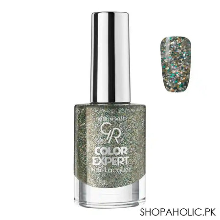Golden Rose Color Expert Glitter Nail Polish/Lacquer, 603 - Main Image