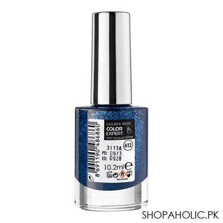 Golden Rose Color Expert Glitter Nail Polish/Lacquer, 612 - Image 2