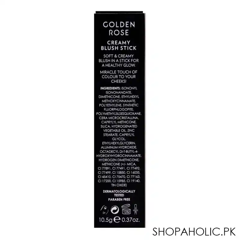 golden rose creamy blush stick, 101, soft & velvet touch, paraben free image4