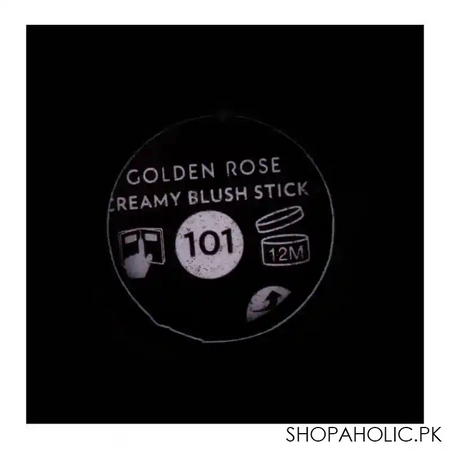golden rose creamy blush stick, 101, soft & velvet touch, paraben free image5