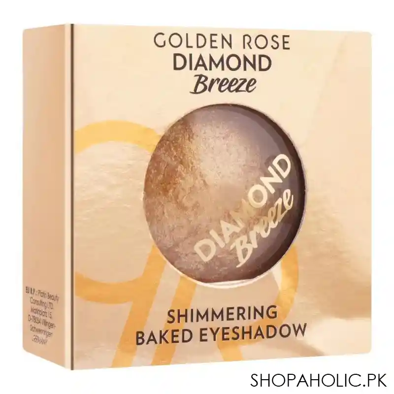 golden rose diamond breeze shimmering baked eye shadow, 01, 24k gold image2