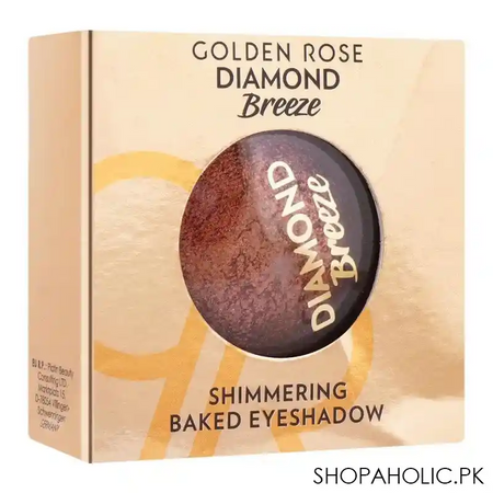 golden rose diamond breeze shimmering baked eye shadow, 03, dazzle copper image2