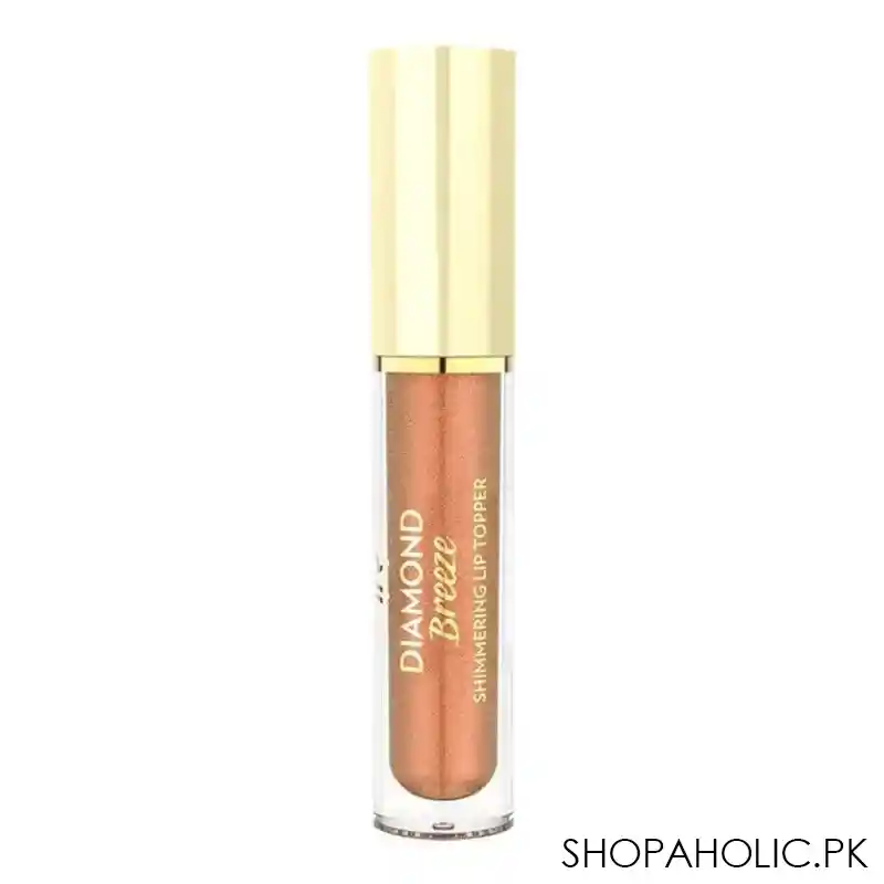 golden rose diamond breeze shimmering lip topper, 03, nude sparkle image2