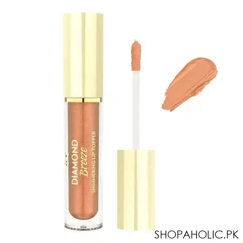 golden rose diamond breeze shimmering lip topper, 03, nude sparkle main image