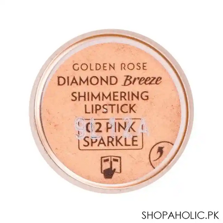 golden rose diamond breeze shimmering lipstick, 02, pink sparkle image4
