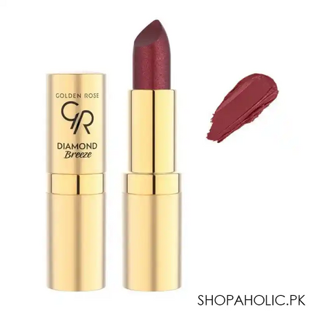 golden rose diamond breeze shimmering lipstick, 04, plum sparkle main image