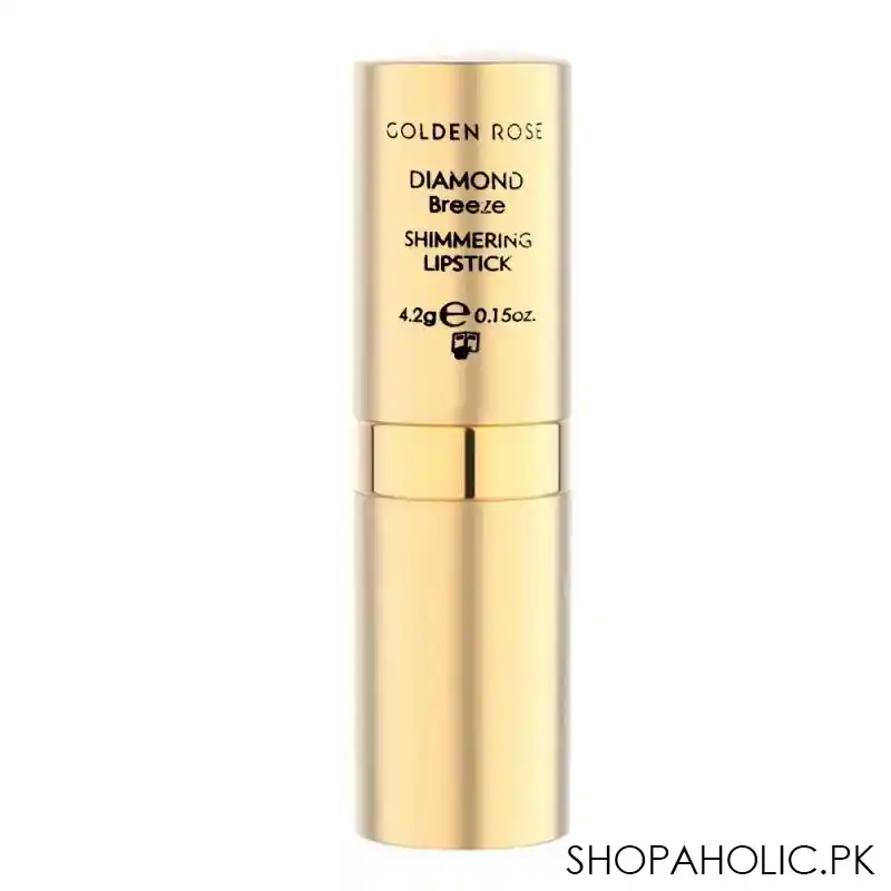 golden rose diamond breeze shimmering lipstickk, 01, 24k gold image3