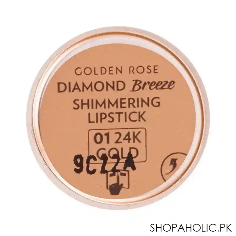 golden rose diamond breeze shimmering lipstickk, 01, 24k gold image4