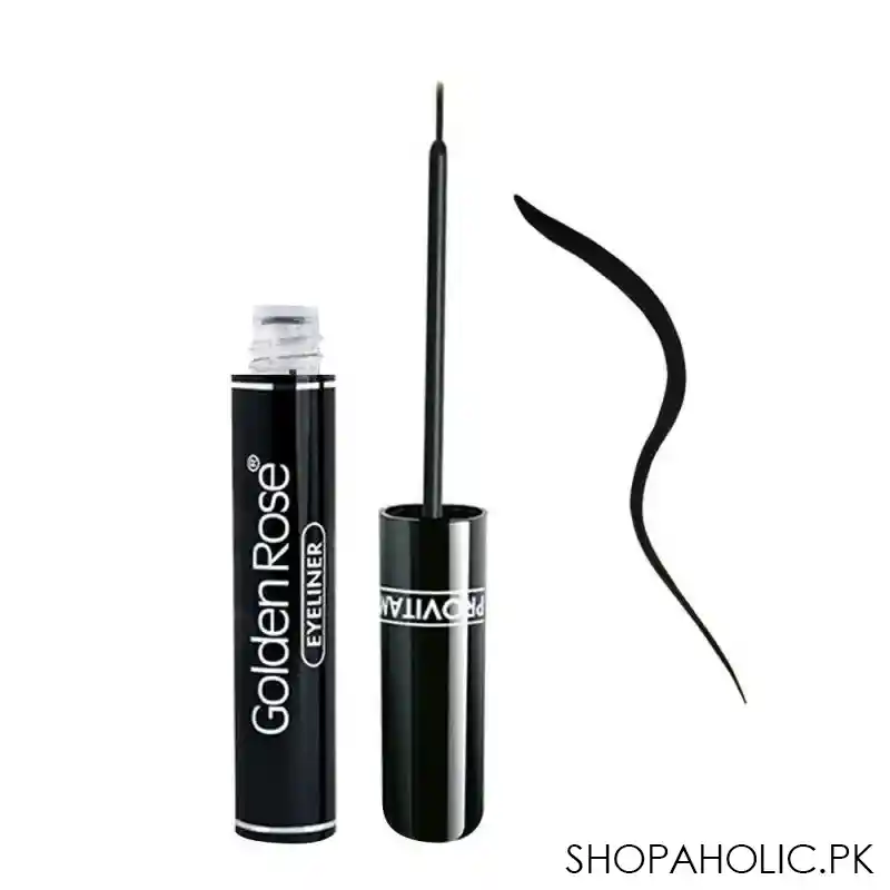 golden rose eyeliner volume with provitamin, black main image