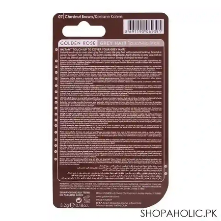 golden rose grey hair touch up stick, 07 chestnut brown image3