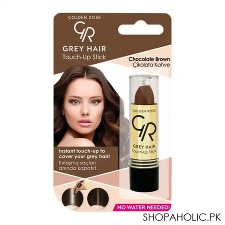 golden rose grey hair touch up stick, 08 chocolate brown image2