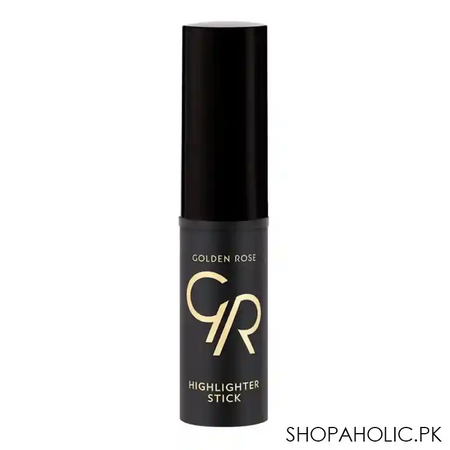 golden rose highlighter stick, 02 bright pink, instant radiance, paraben free image2