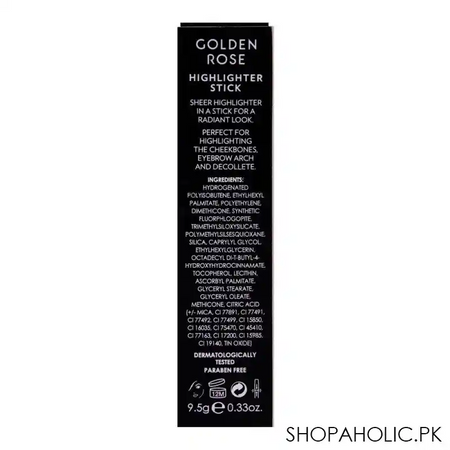 golden rose highlighter stick, 02 bright pink, instant radiance, paraben free image4