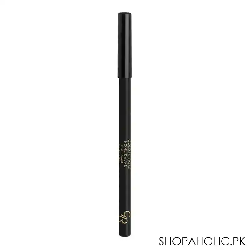 golden rose kohl kajal eye pencil, blackest black image2