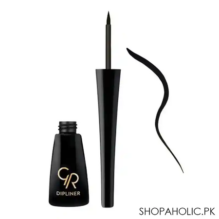 golden rose liquid eyeliner dipliner, black main image
