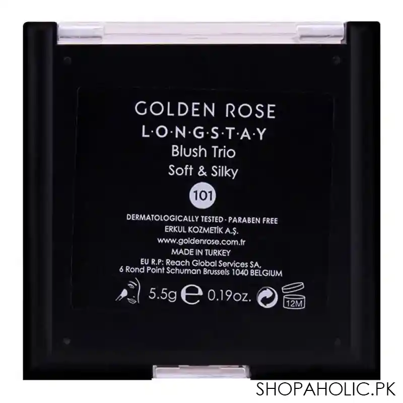 golden rose longstay blush trio, 101, soft &silky, paraben free image3
