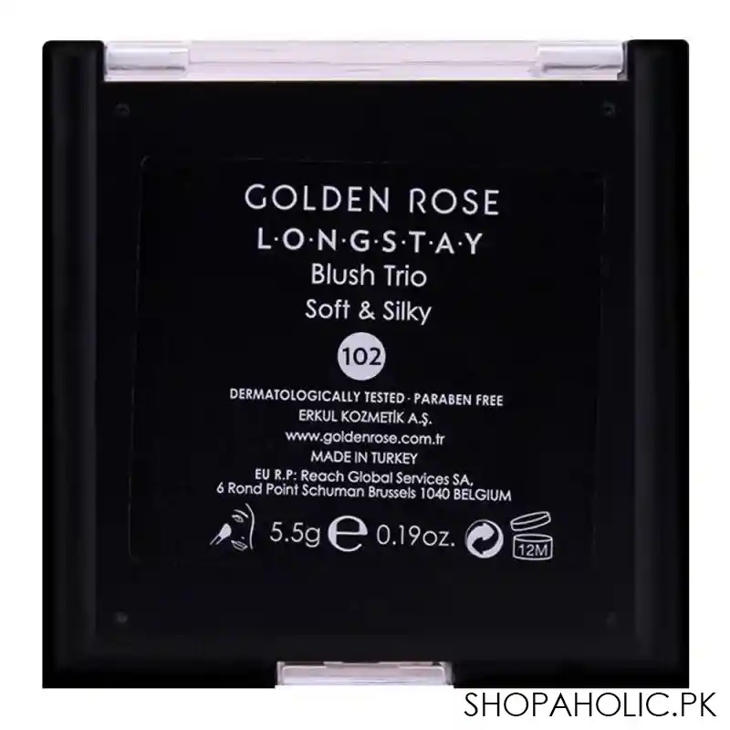 golden rose longstay blush trio, 102, soft &silky, paraben free image3