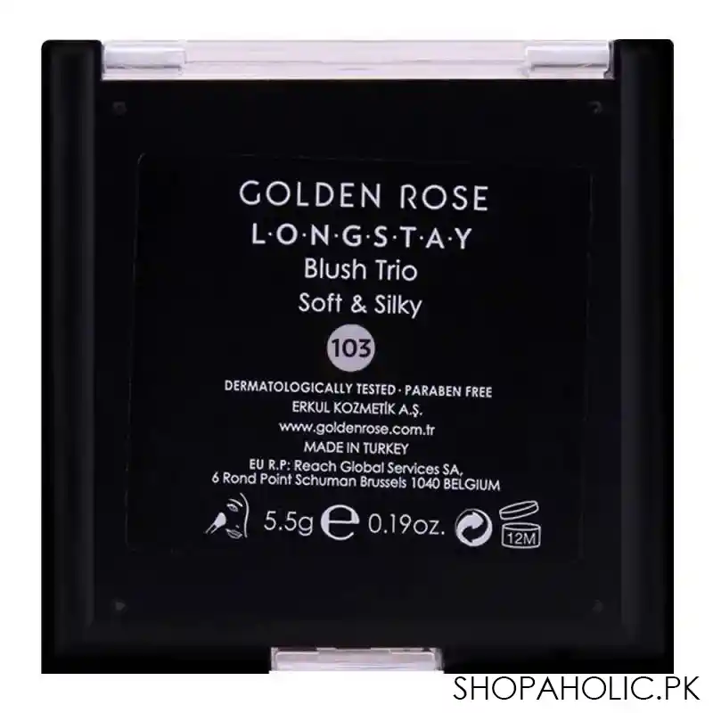 golden rose longstay blush trio, 103, soft &silky, paraben free image3