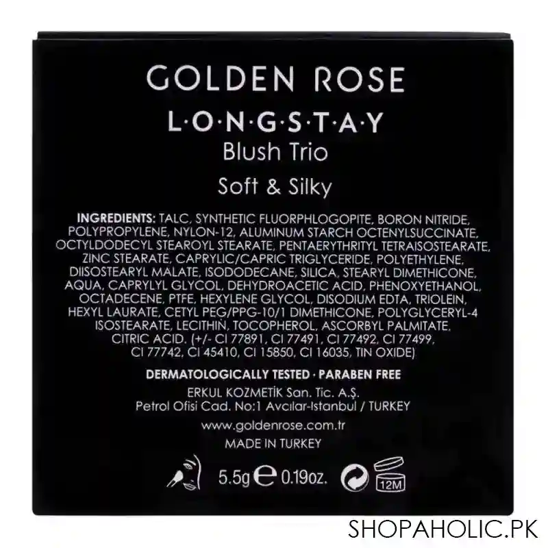 golden rose longstay blush trio, 103, soft &silky, paraben free image5