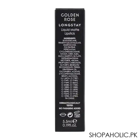 Golden Rose Longstay Liquid Matte Lipstick, 04 - Image 4
