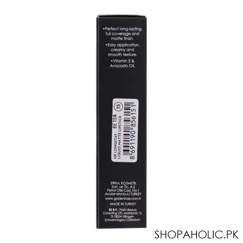 golden rose longstay liquid matte lipstick, 15 image5