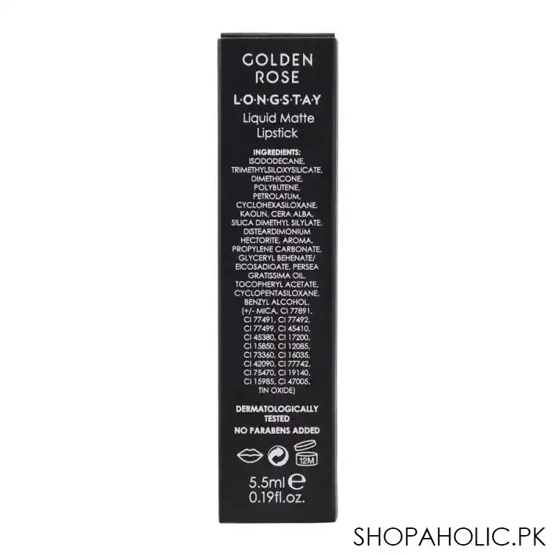 golden rose longstay liquid matte lipstick, 24 image4