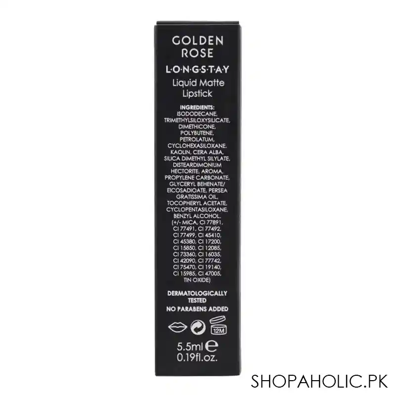 golden rose longstay liquid matte lipstick, 26 image3