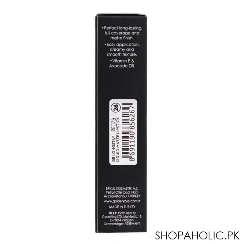 golden rose longstay liquid matte lipstick, 26 image4