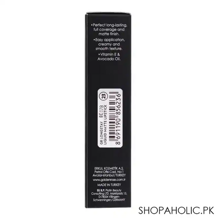 golden rose longstay liquid matte lipstick, long stay, 23 image4