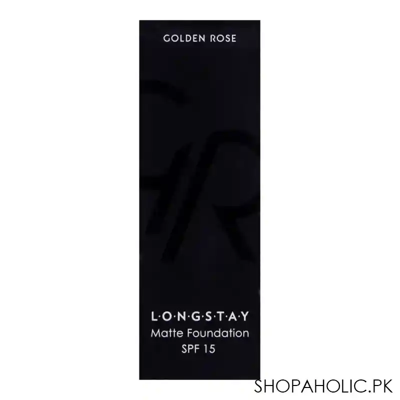 golden rose longstay matte foundation, spf 15, oil free, 01 image2