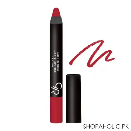 golden rose matte lipstick crayon, 06 main image