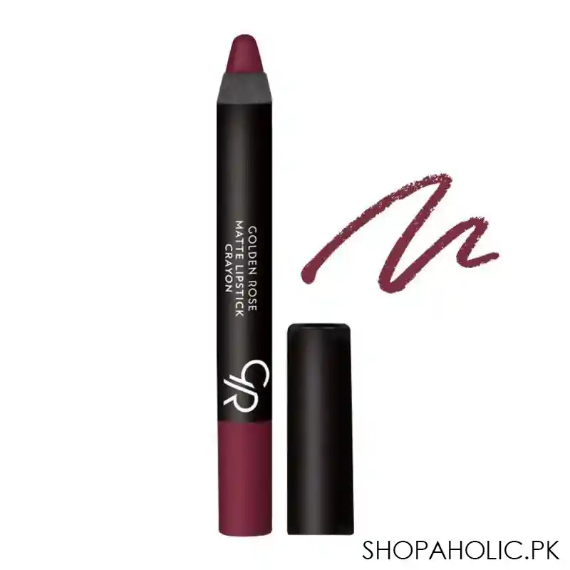 golden rose matte lipstick crayon, 19 main image