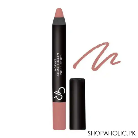 golden rose matte lipstick crayon, 28 main image