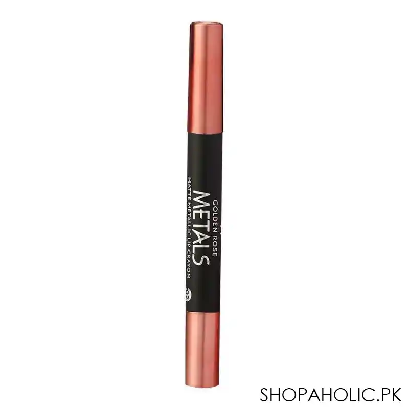 golden rose metals matte metallic lip, crayon, 02 image2