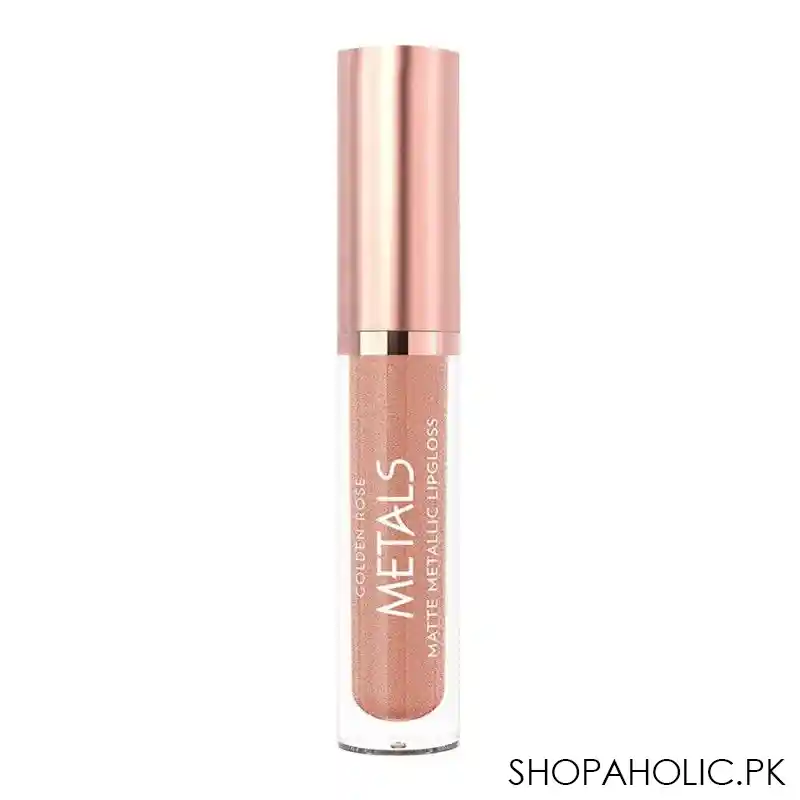 golden rose metals matte metallic lip gloss, 51, shimmer image2
