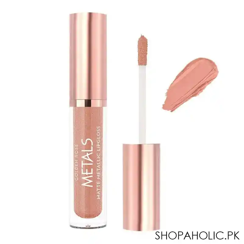 golden rose metals matte metallic lip gloss, 51, shimmer main image