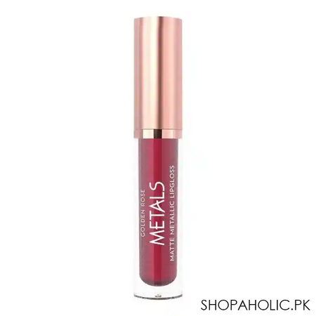 golden rose metals matte metallic lip gloss, 57, ruby image2