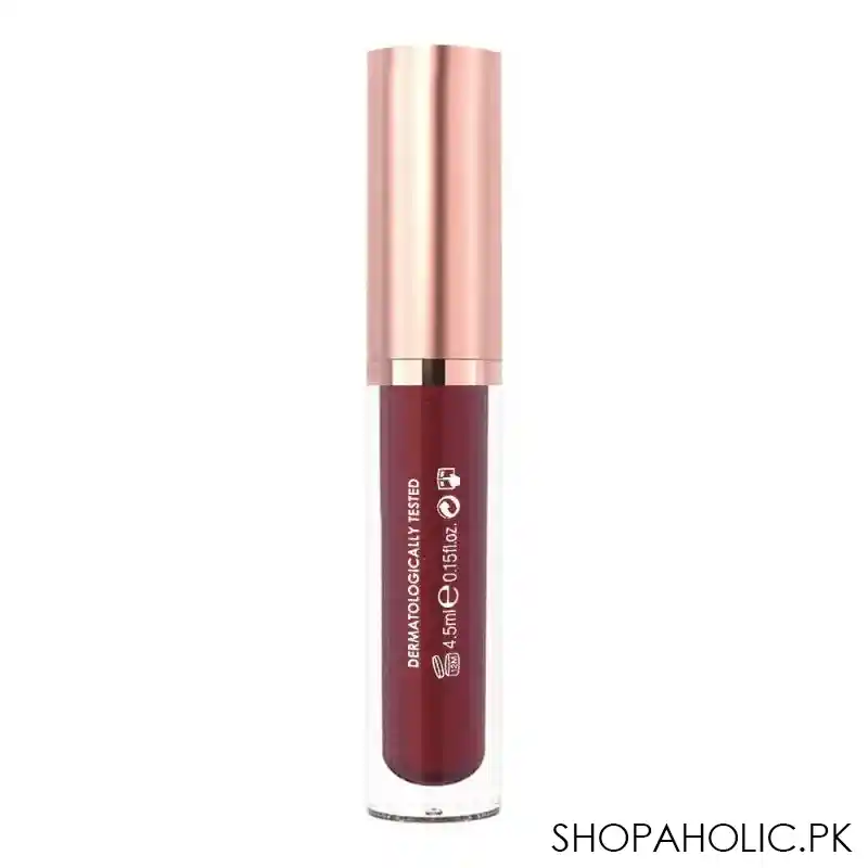 golden rose metals matte metallic lip gloss, 58, plum image3