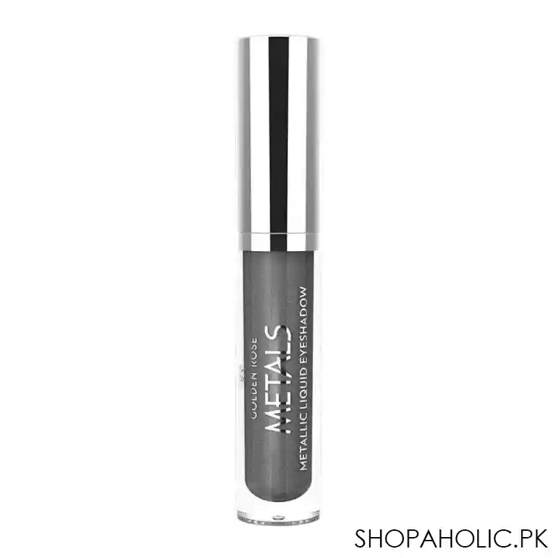 golden rose metals matte metallic liquid eyeshadow, 109, gunmetal main image